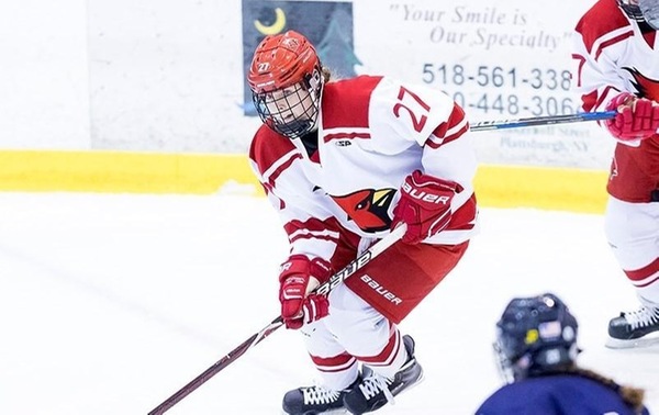 Drew-Mead nets natural hat-trick in Plattsburgh's 5-3 win vs. Amherst