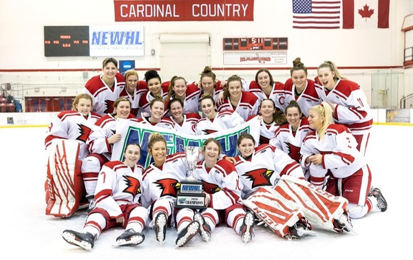 Plattsburgh claims 3rd consecutive NEWHL title; Tops Oswego 6-1 finale